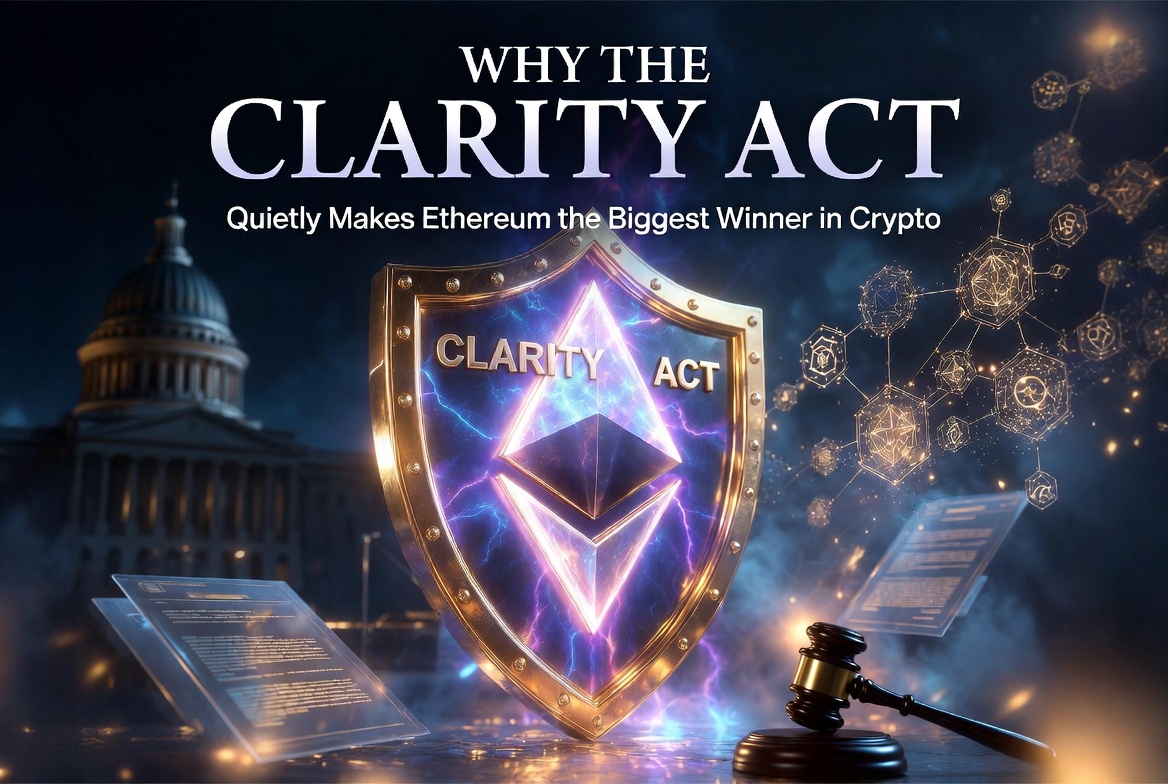 为什么CLARITY法案悄然让以太坊成为加密领域最大赢家?