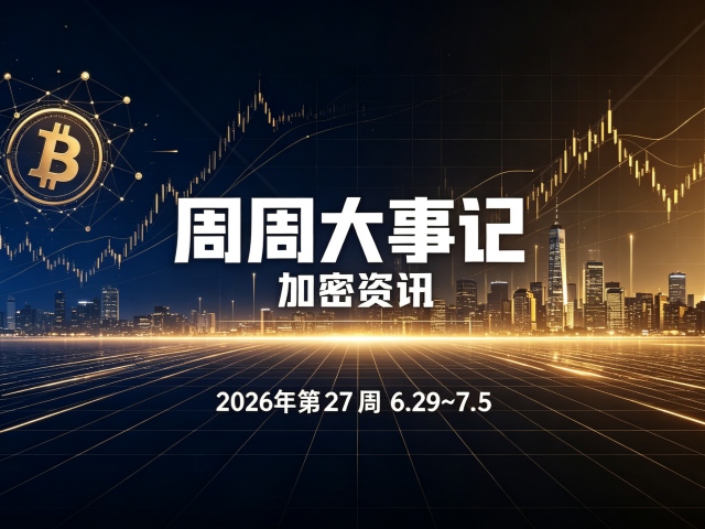币海财经周周大事记丨加密资讯2627期