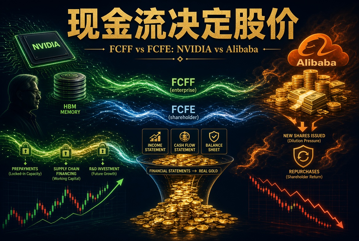 利润很美，现金变慢：英伟达和阿里的两种股东伤害