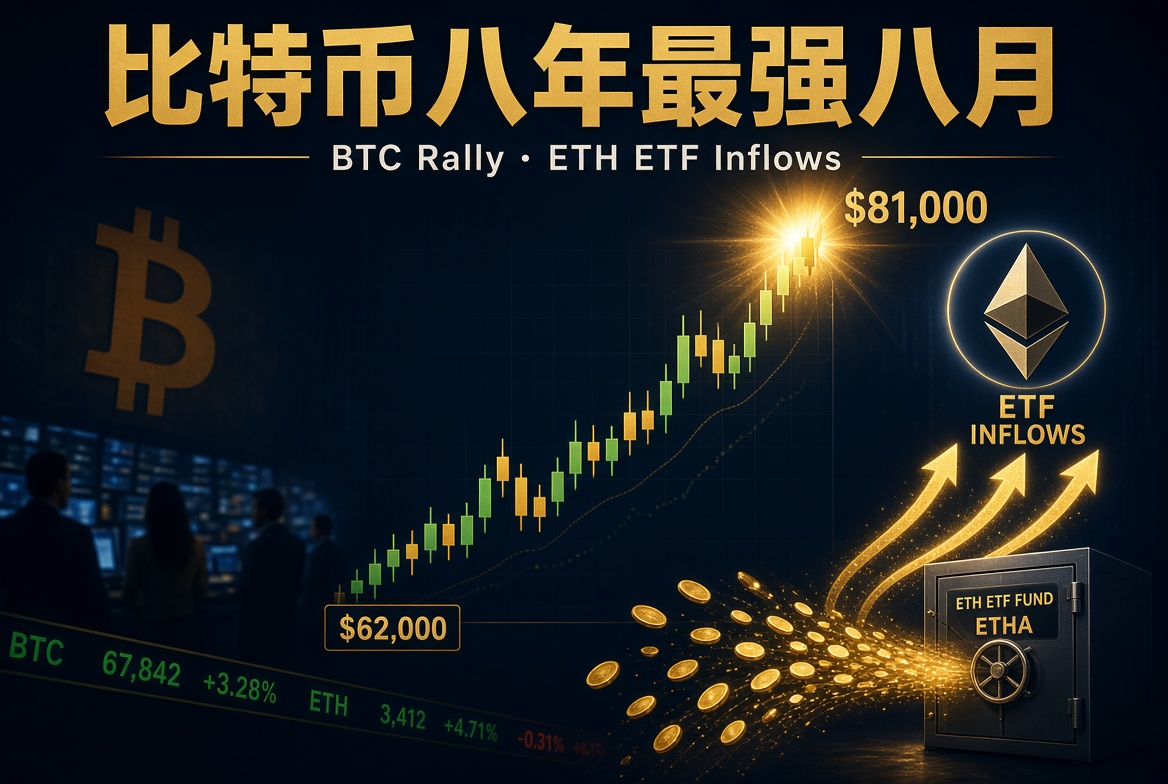 比特币涨势多年未见,真正连续进钱的是以太坊 ETF