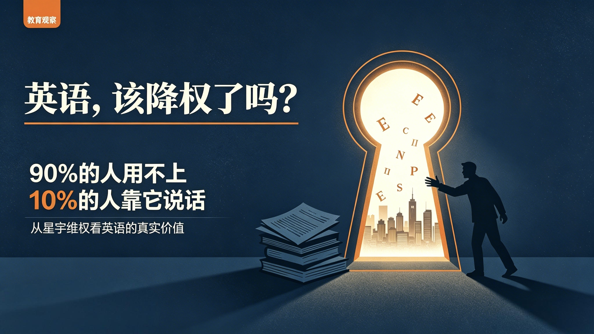 英语该不该降权?真正的问题不是"取不取消"