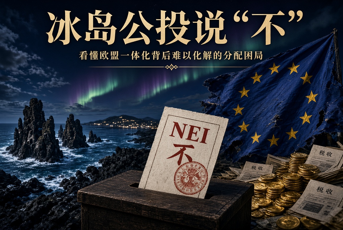 冰岛公投否决欧盟:看懂欧洲大一统最致命的经济死结